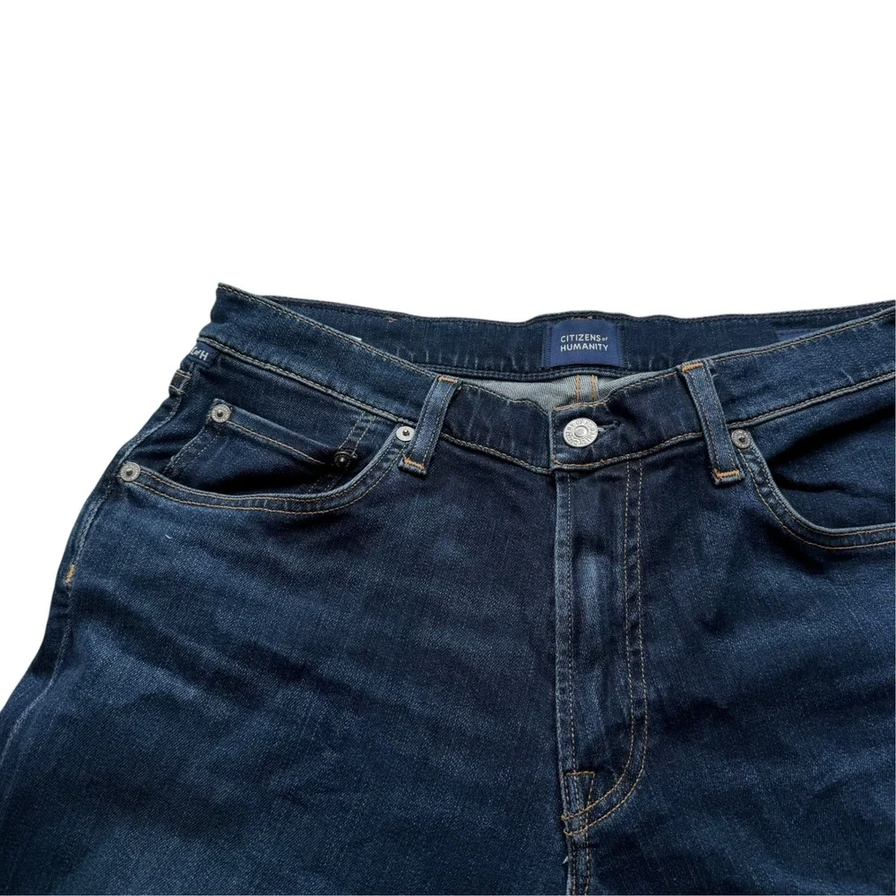 CITIZENS OF HUMANITY The Gage Jeans Dark Indigo Straight Leg Men's Size 31 FLAW